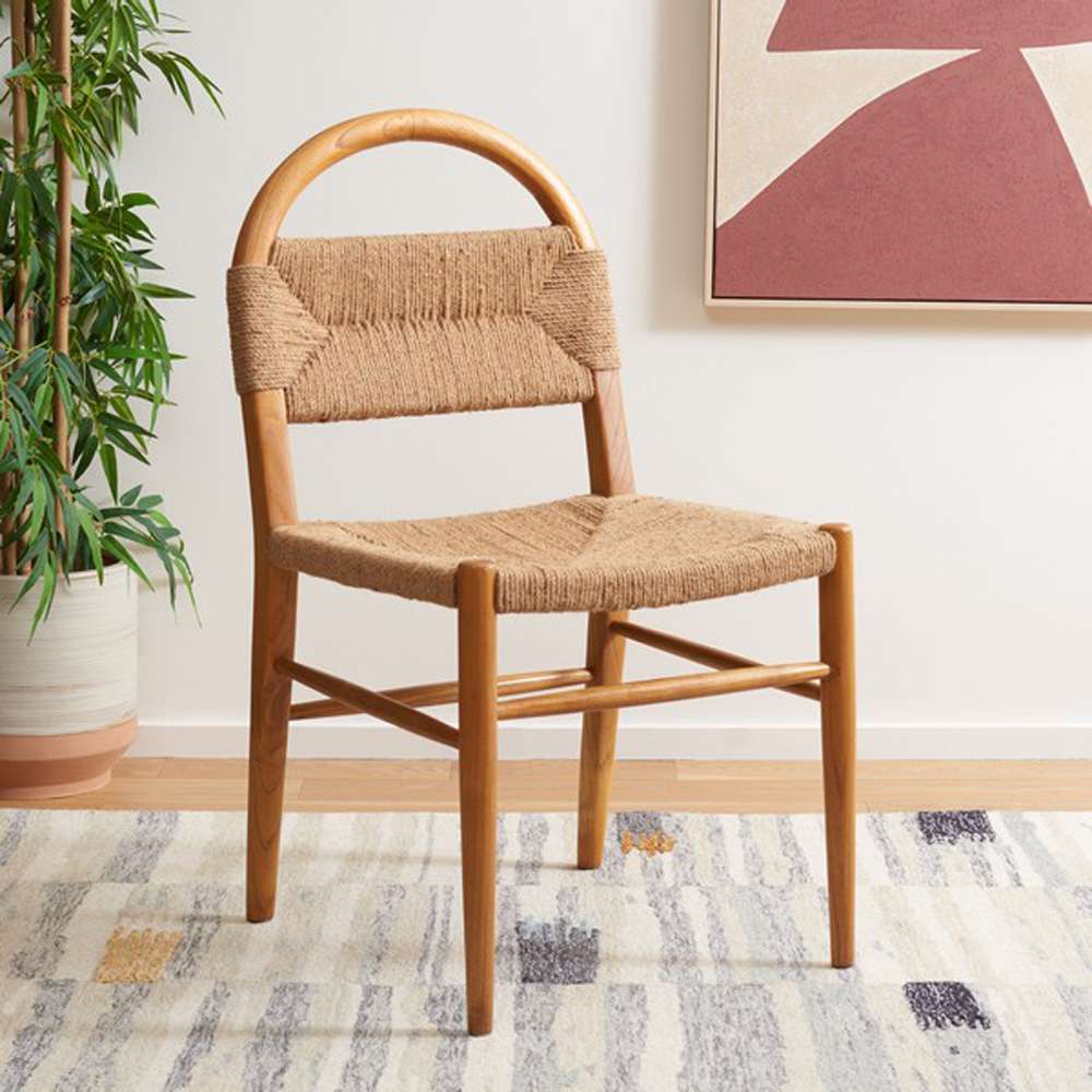 Safavieh - Ottilie Dining Chair - Brown - Natural - DCH1206B veiw 2