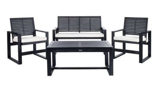 Safavieh - Ozark 4 Pc Set - Black - Beige - FOX6007E veiw 1