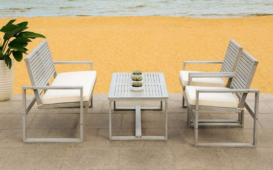 Safavieh - Ozark 4 Pc Set - Grey - Beige - FOX6007D veiw 1