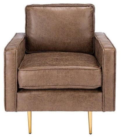 Safavieh - Paityn Accent Chair - Brown - Gold - ACH2000A veiw 1