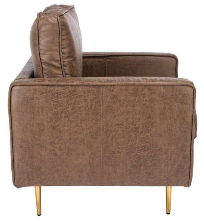 Safavieh - Paityn Accent Chair - Brown - Gold - ACH2000A veiw 3
