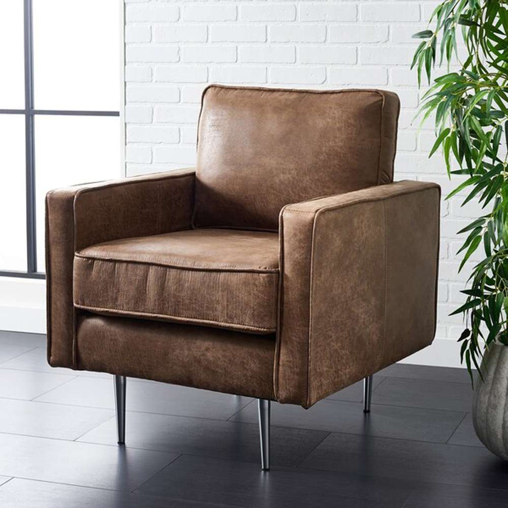 Safavieh - Paityn Accent Chair - Brown - Silver - ACH2000C veiw 2