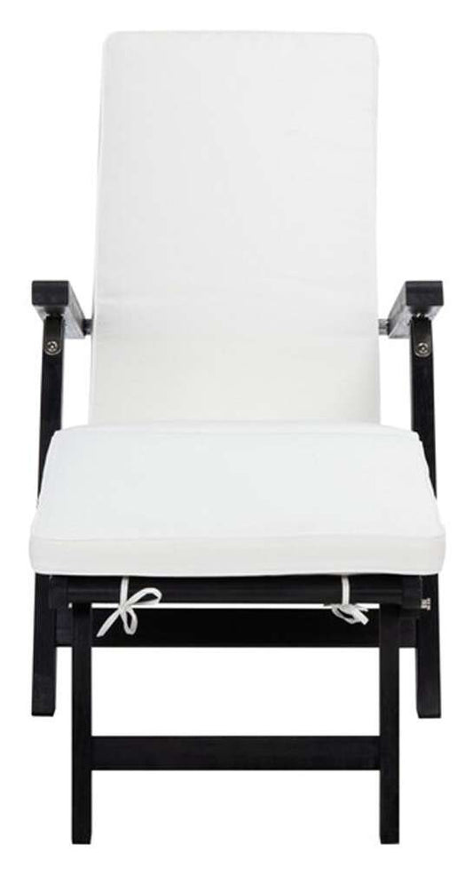 Safavieh - Palmdale Lounge Chair - Black - Beige - PAT7015G veiw 1