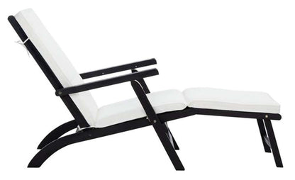 Safavieh - Palmdale Lounge Chair - Black - Beige - PAT7015G veiw 4