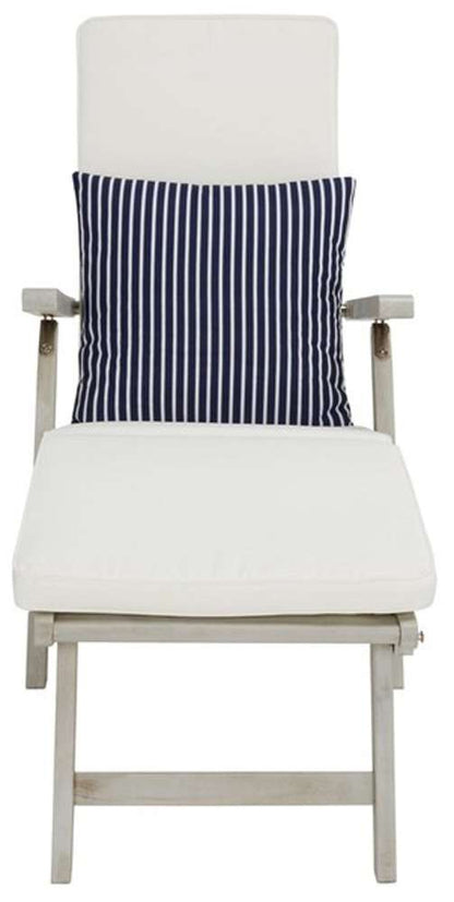 Safavieh - Palmdale Lounge Chair - Grey - Bge + Thn Stp P - PAT7015F veiw 1
