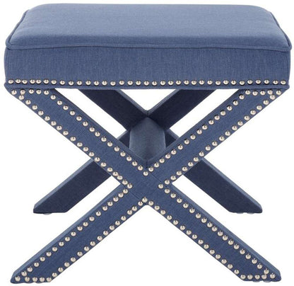 Safavieh - Palmer Ottoman - Navy - MCR4589Q veiw 1