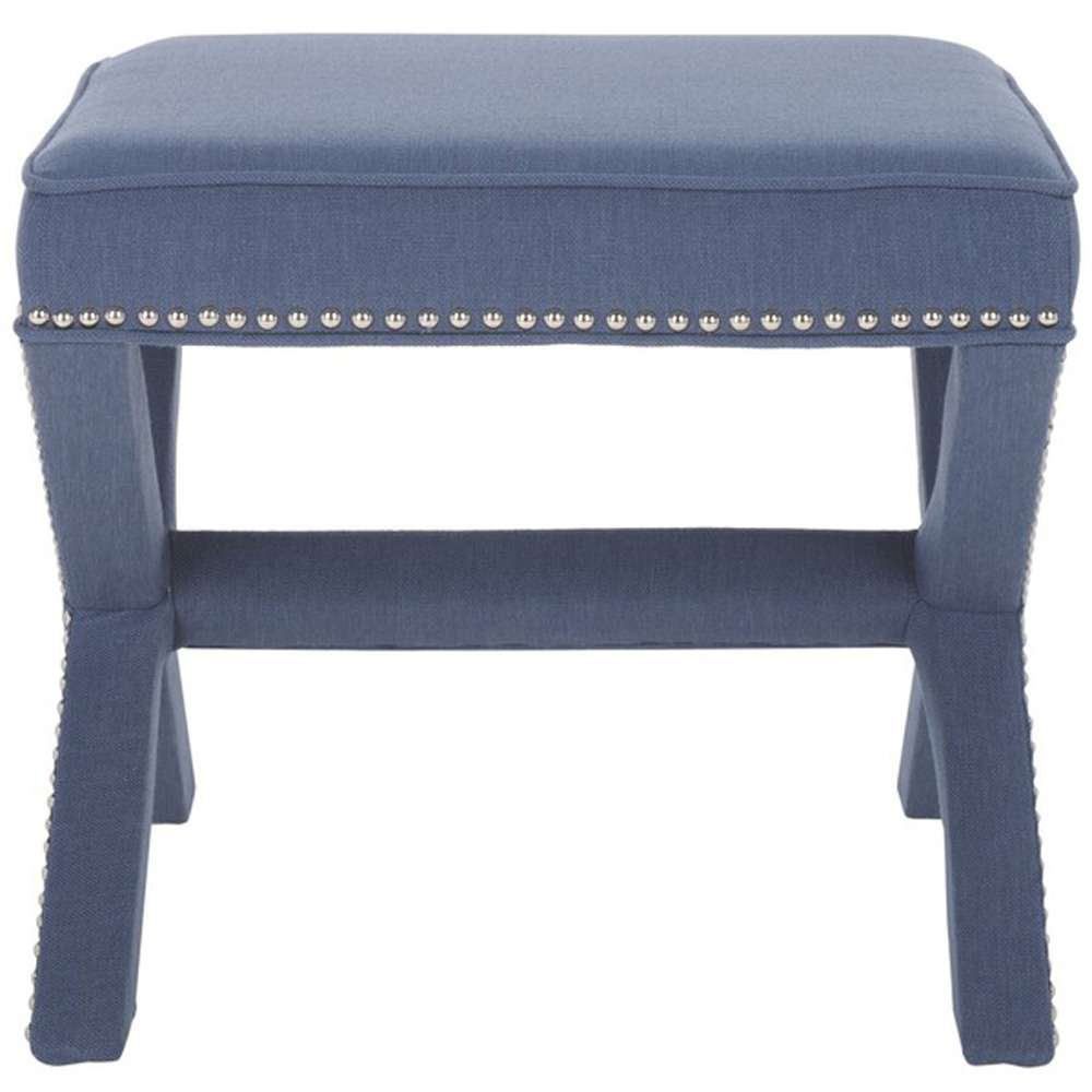 Safavieh - Palmer Ottoman - Navy - MCR4589Q veiw 4