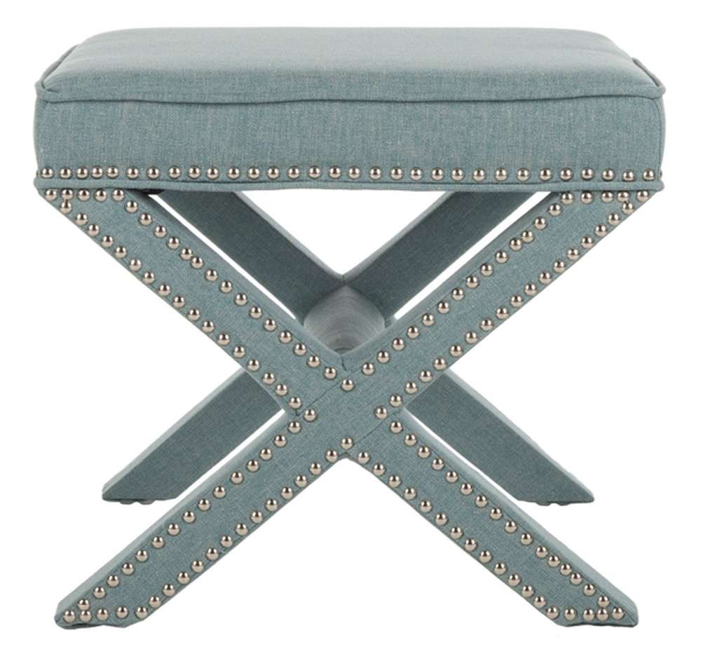 Safavieh - Palmer Ottoman - Sky Blue - MCR4589S veiw 1