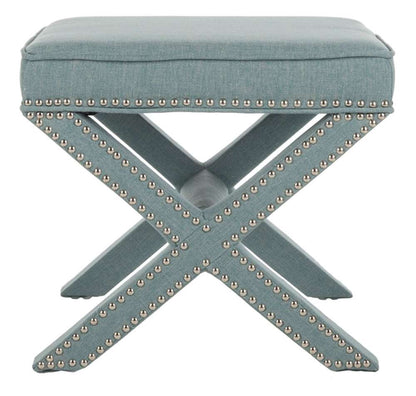 Safavieh - Palmer Ottoman - Sky Blue - MCR4589S veiw 1