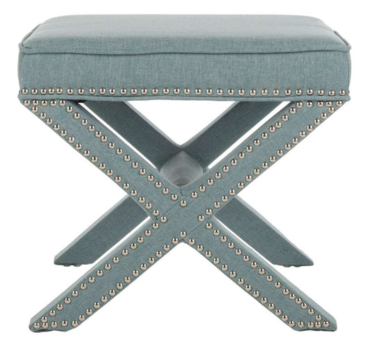 Safavieh - Palmer Ottoman - Sky Blue - MCR4589S veiw 1