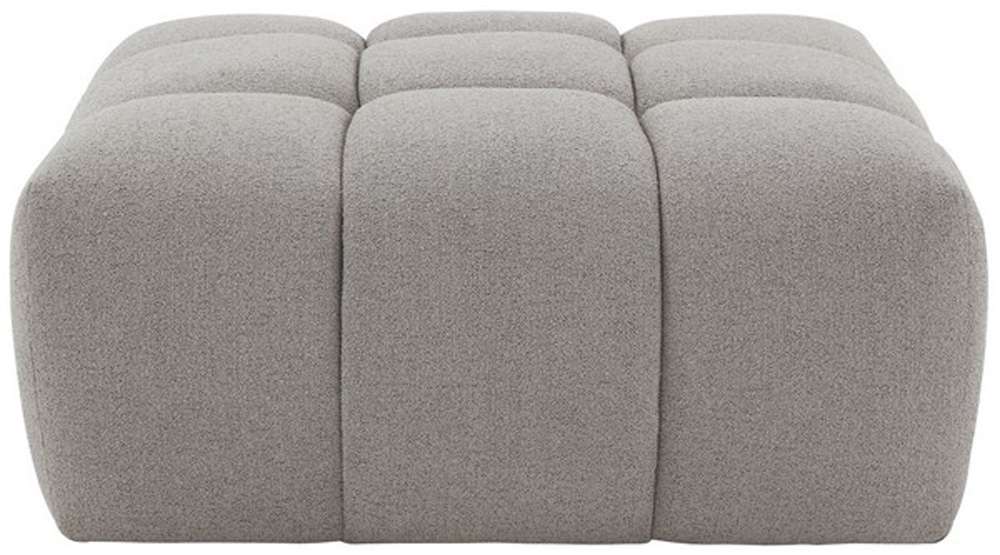 Safavieh - Petryna Boucle Tufted Ottoman - Grey - SFV4823C veiw 1