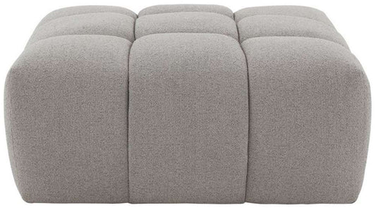 Safavieh - Petryna Boucle Tufted Ottoman - Grey - SFV4823C veiw 1