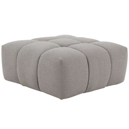 Safavieh - Petryna Boucle Tufted Ottoman - Grey - SFV4823C veiw 3