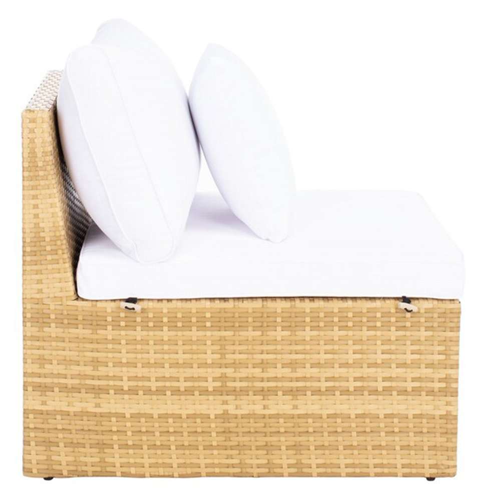 Safavieh - Pramla Outdoor Sette With Otto - Natural - White - PAT7515D veiw 2
