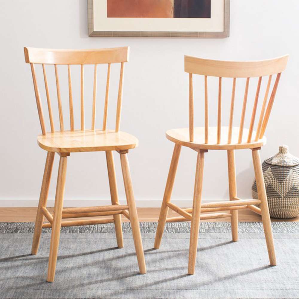 Safavieh - Providence Counter Stool - Natural  (Set of 2) - BST8505C-SET2 veiw 2
