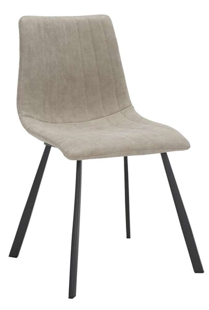 Safavieh - Pryer Dining Chair - Stone - Black  (Set of 2) - DCH3011B-SET2 veiw 3