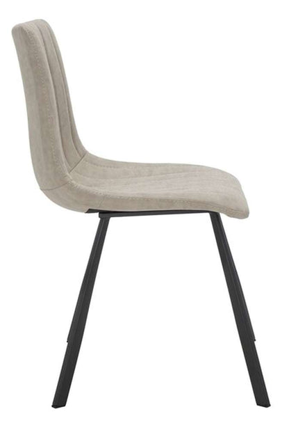 Safavieh - Pryer Dining Chair - Stone - Black  (Set of 2) - DCH3011B-SET2 veiw 4