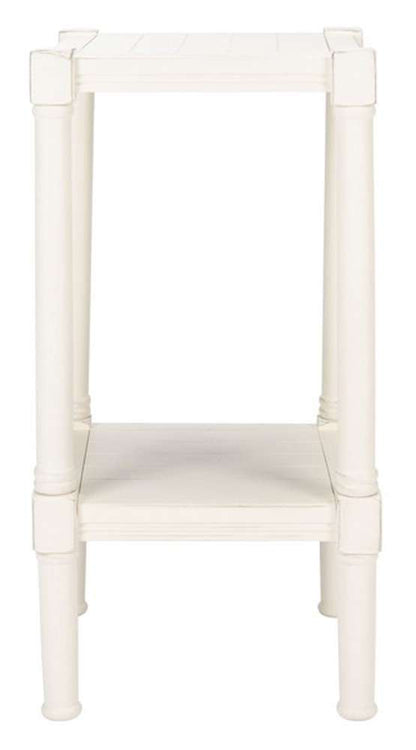 Safavieh - Rafiki Sq Accent Table - Distressed White  - ACC5709A veiw 1