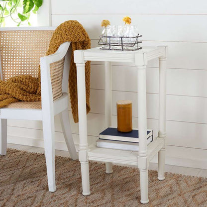 Safavieh - Rafiki Sq Accent Table - Distressed White  - ACC5709A veiw 2