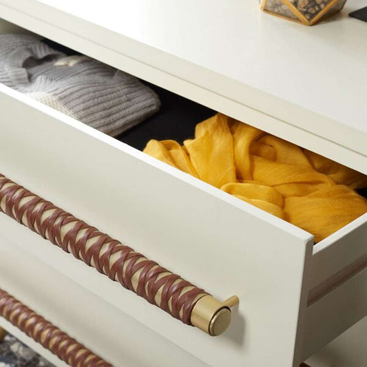 Safavieh - Raquel 3 Drawer Chest - White - Gold - CHS6602C veiw 2