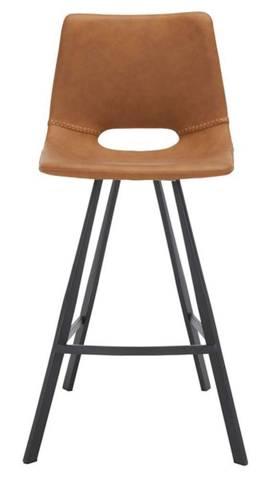 Safavieh - Raylee Counter Stool - Cognac - Black - BST3015B veiw 1