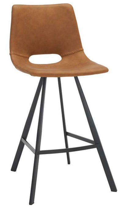 Safavieh - Raylee Counter Stool - Cognac - Black - BST3015B veiw 3