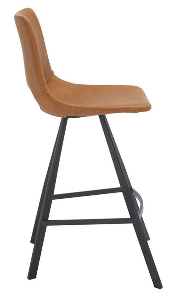 Safavieh - Raylee Counter Stool - Cognac - Black - BST3015B veiw 4