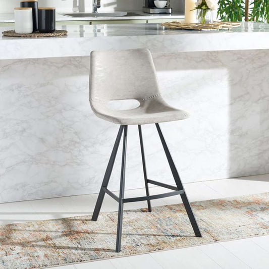 Safavieh - Raylee Counter Stool - Stone - Black - BST3015A veiw 2