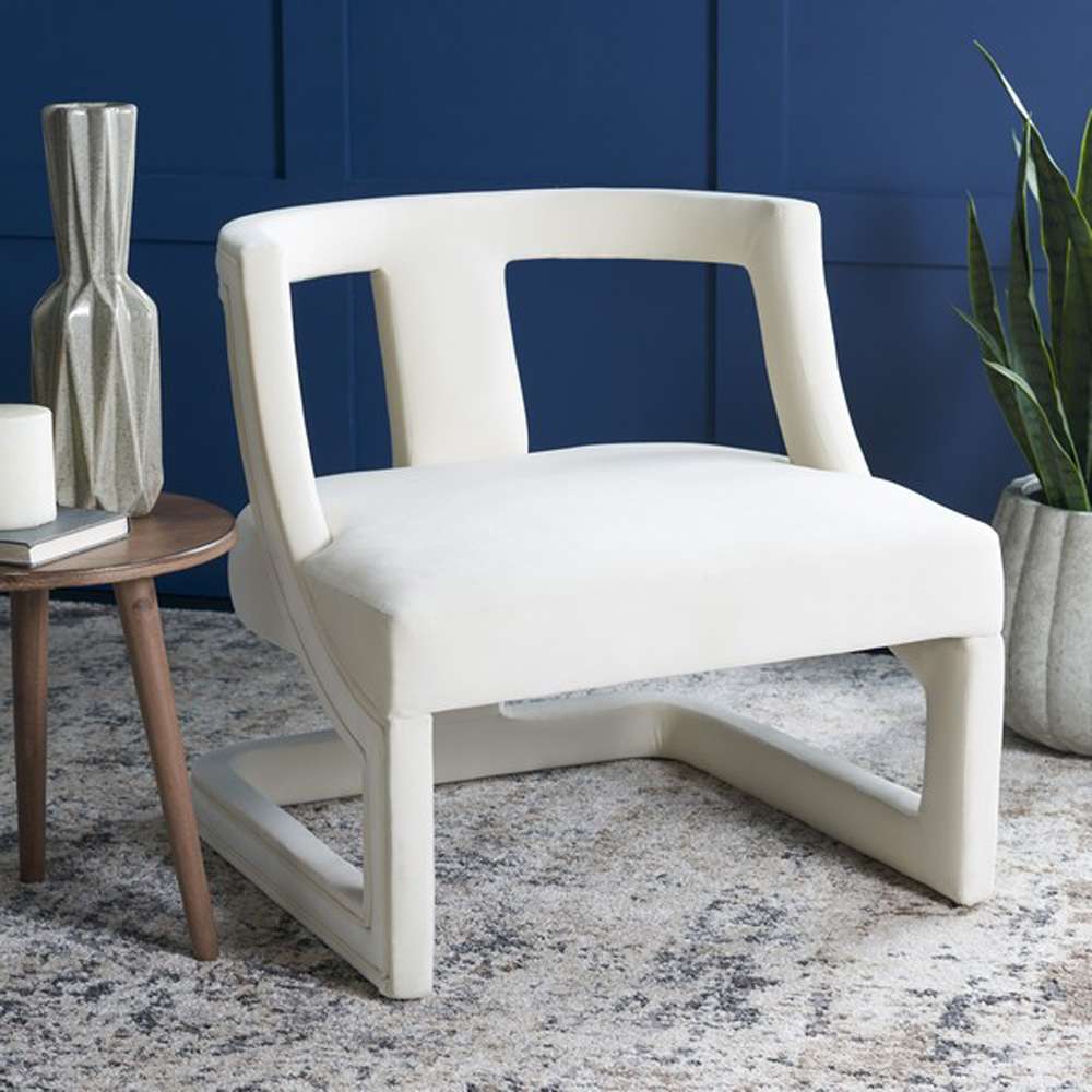 Safavieh - Rhyes Accent Chair - Creme - ACH1300A veiw 2