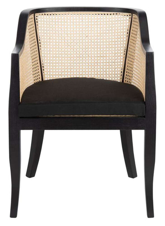 Safavieh - Rina Cane Dining Chair - Black - Natural - DCH9501D veiw 1