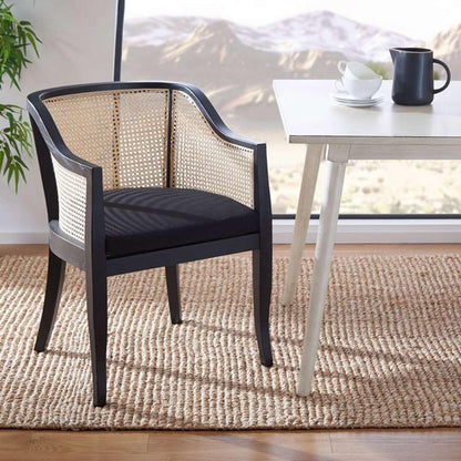 Safavieh - Rina Cane Dining Chair - Black - Natural - DCH9501D veiw 2
