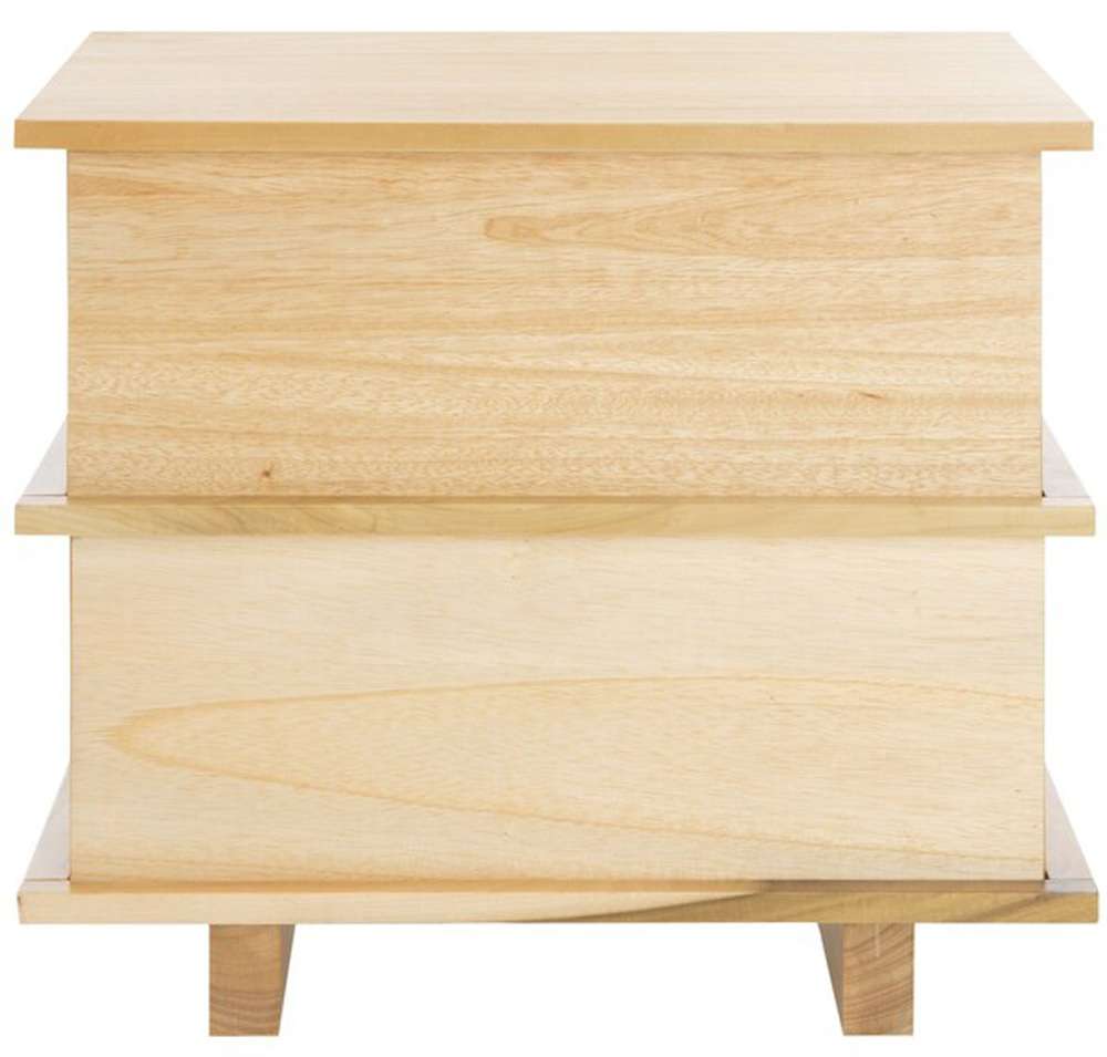 Safavieh - Rodney 2 Drawer Nightstand - Natural - NST9204B veiw 1