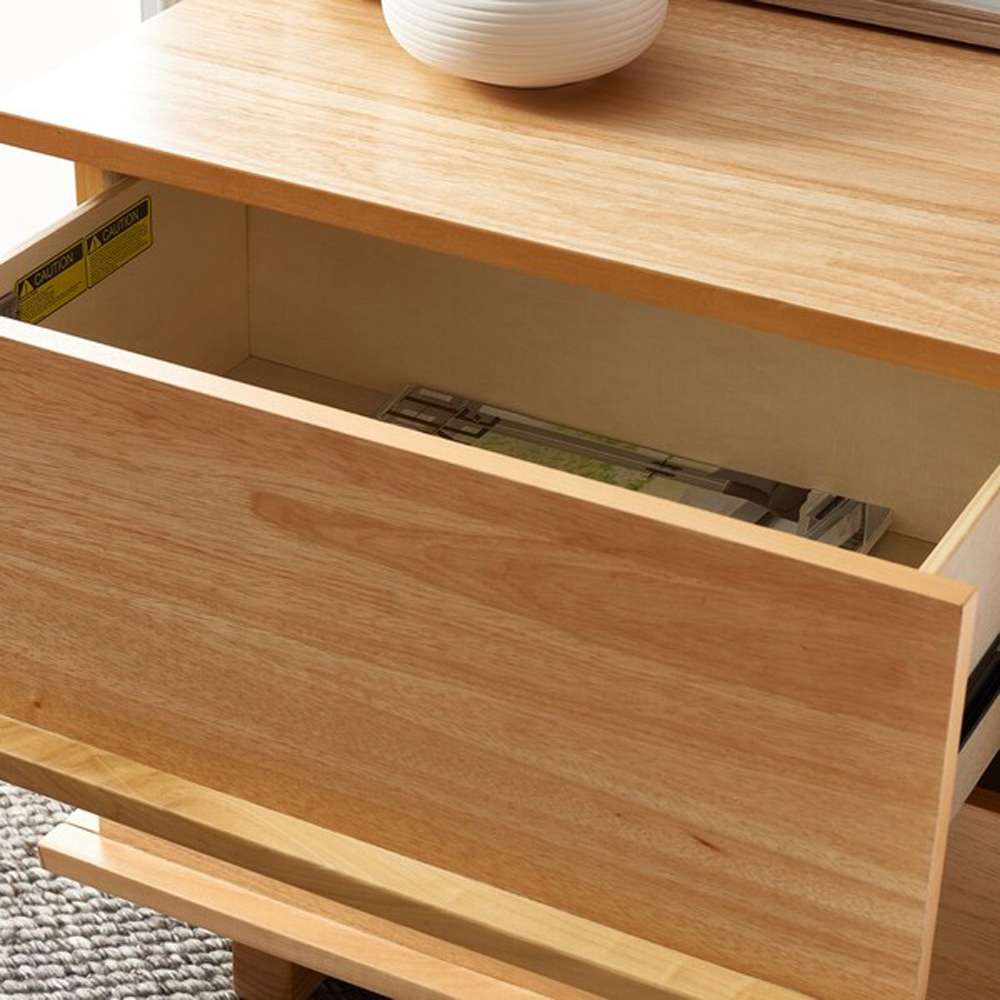 Safavieh - Rodney 2 Drawer Nightstand - Natural - NST9204B veiw 2