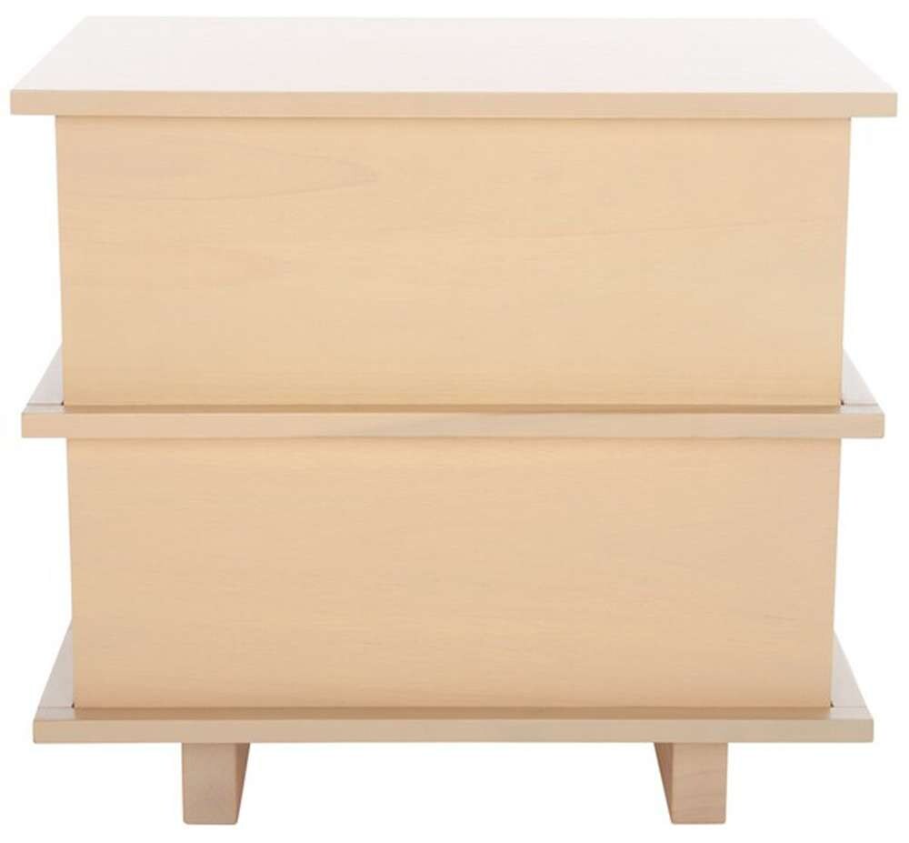 Safavieh - Rodney 2 Drawer Nightstand - White Washed - NST9204A veiw 1