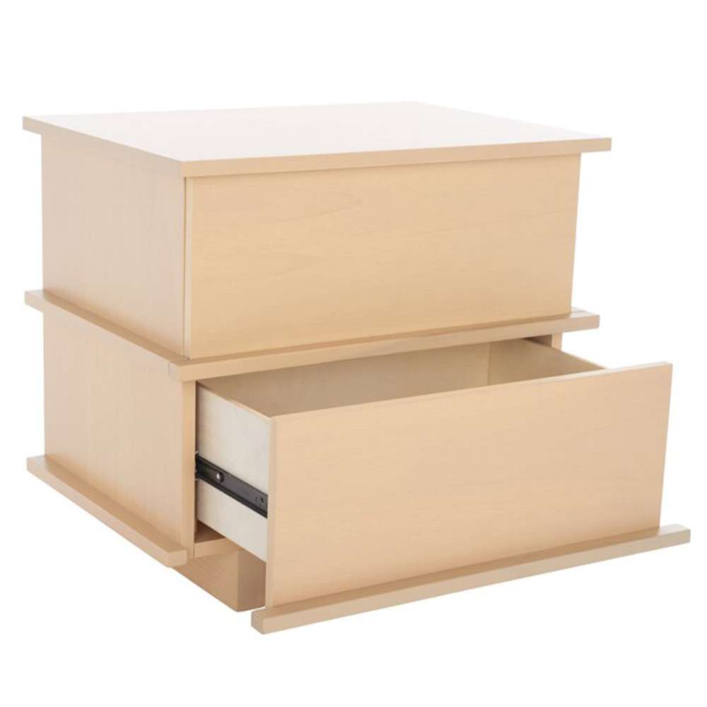 Safavieh - Rodney 2 Drawer Nightstand - White Washed - NST9204A veiw 4