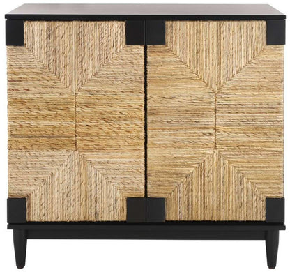 Safavieh - Roseanne Banana Stem Nightstand - Black - Natural - SFV1309A veiw 1
