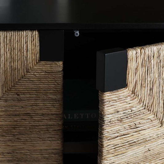 Safavieh - Roseanne Banana Stem Sideboard - Black - Natural - SFV1310A veiw 2