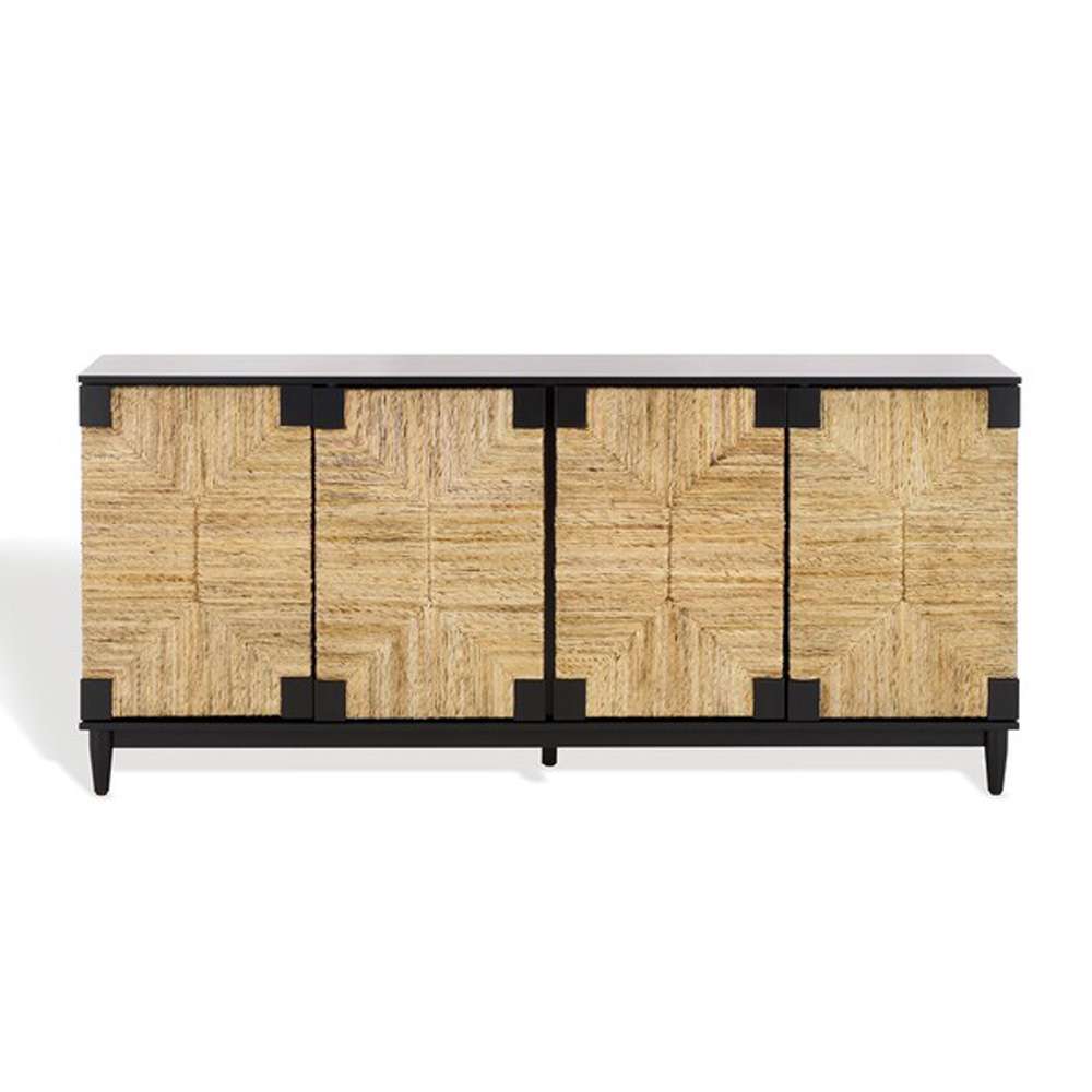 Safavieh - Roseanne Banana Stem Sideboard - Black - Natural - SFV1310A veiw 3