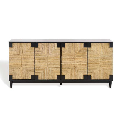 Safavieh - Roseanne Banana Stem Sideboard - Black - Natural - SFV1310A veiw 3
