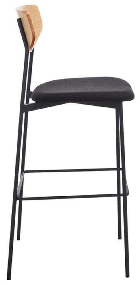 Safavieh - Ryker Barstool - Oak - Black - BST3008C veiw 4