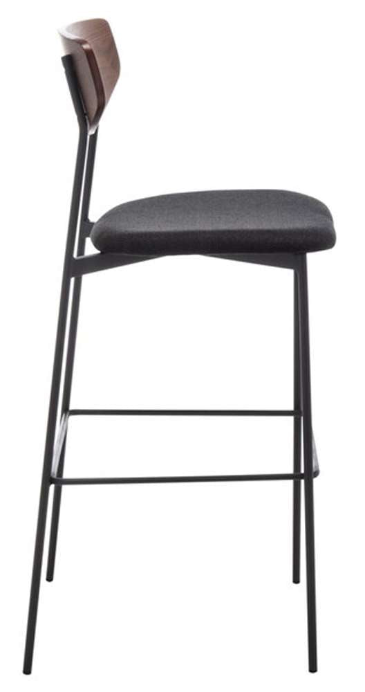 Safavieh - Ryker Barstool - Walnut - Black - BST3008A veiw 4