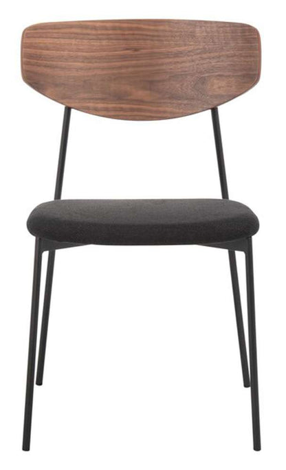 Safavieh - Ryker Dining Chair - Walnut - Black  (Set of 2) - DCH3007A-SET2 veiw 1