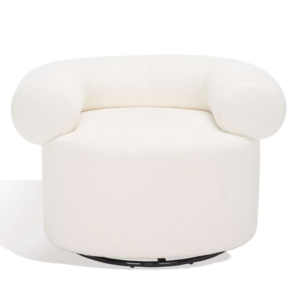 Safavieh - Sadie Swivel Accent Chair - Ivory - SFV5045A veiw 2