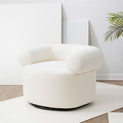 Safavieh - Sadie Swivel Accent Chair - Ivory - SFV5045A veiw 3