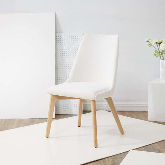 Safavieh - Sandralynn Linen Dining Chair - Ivory - Natural - SFV5059A veiw 2
