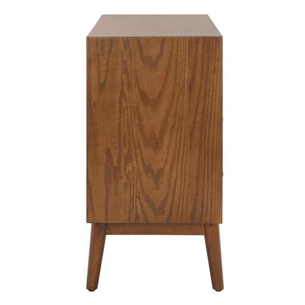 Safavieh - Scully 2Drw 1Shlf Chest W/Usb - Medium Oak - Antique Gold - CHS6417C veiw 4