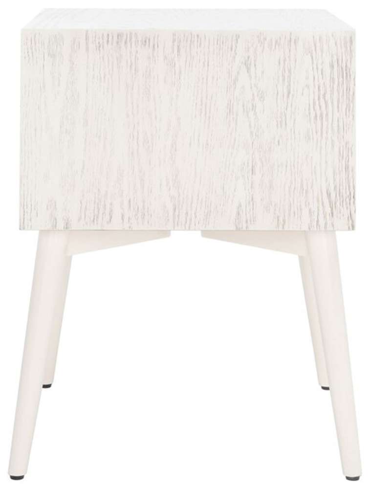 Safavieh - Scully Nightstand W/ Usb - White Washed - Antique Gold - NST6408A veiw 3