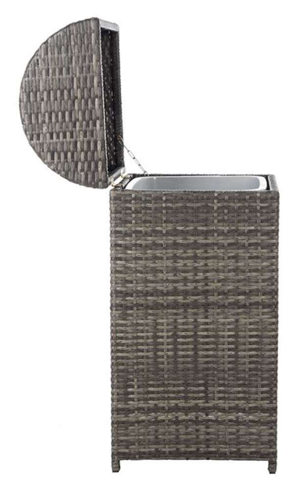 Safavieh - Serapis Trash Bin - Grey Brown  - PAT7511C veiw 5