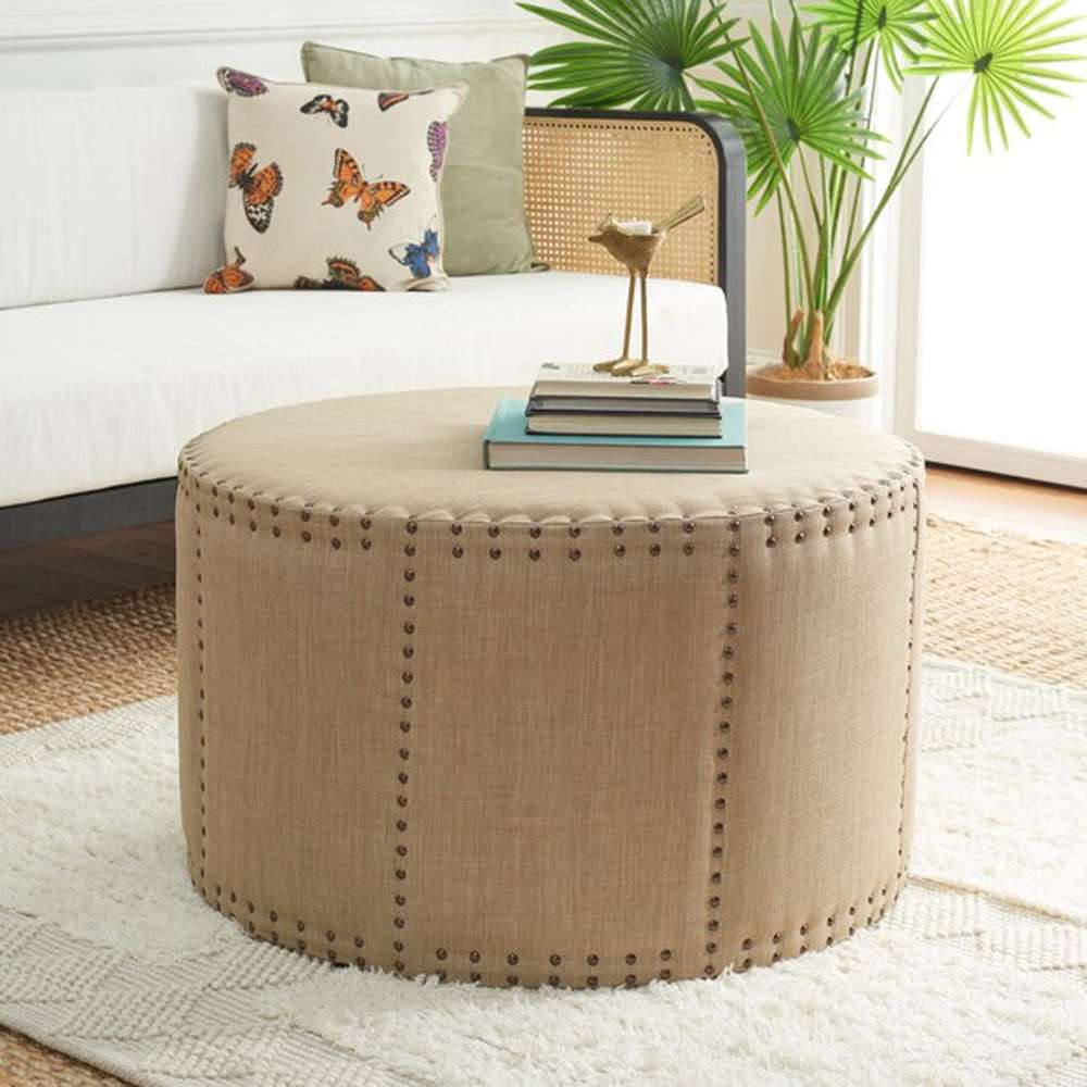 Safavieh - Sherri Ottoman - Beige - MCR4640A veiw 2