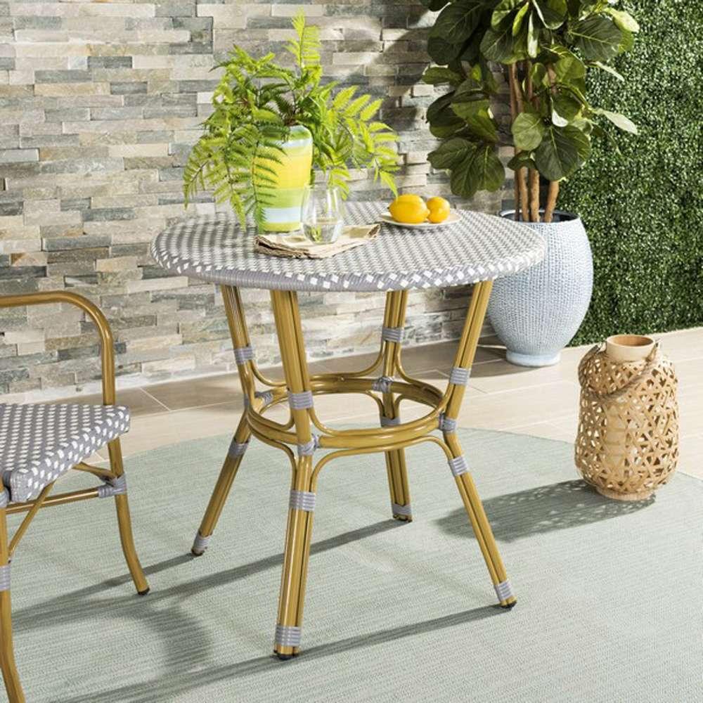 Safavieh - Sidford Bistro Table - Grey - White - PAT4012B veiw 2